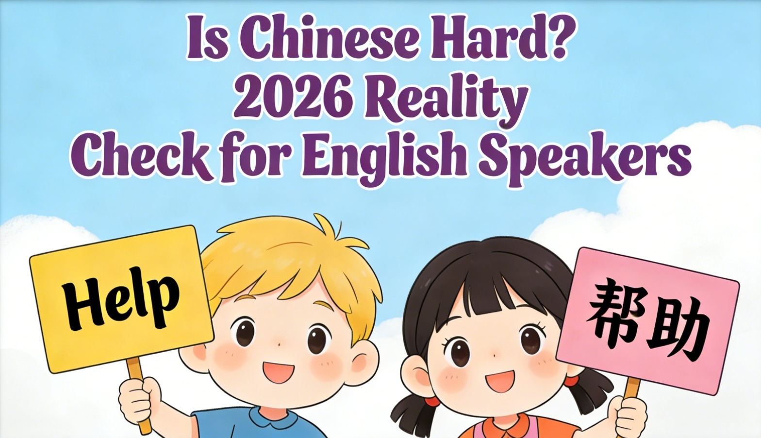 Is Chinese Hard? 2026 Reality Check for English Speakers